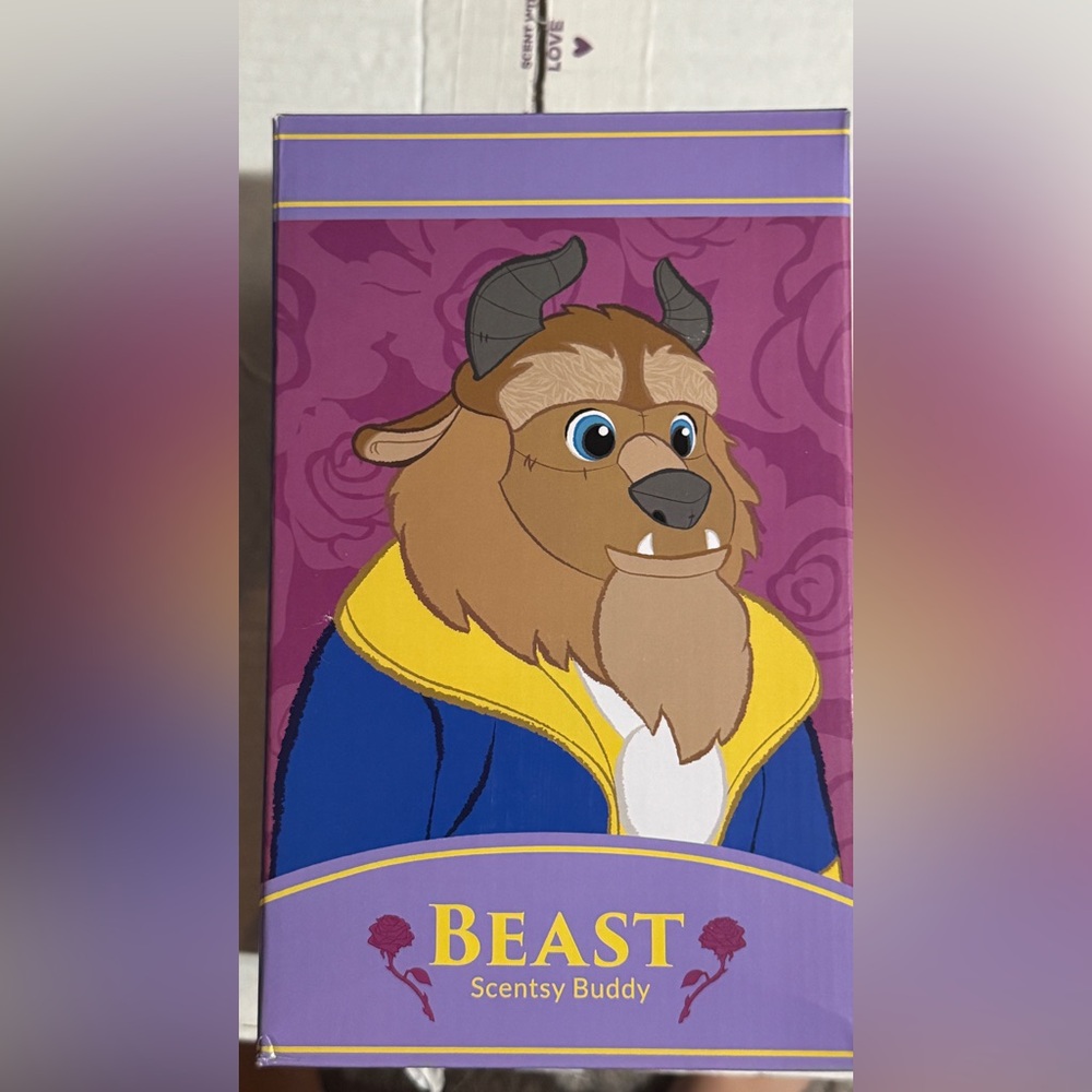 New Retired Disney The Beast Scentsy Buddy |Beauty and the Beast| NIB- $45 - Picture 10 of 11